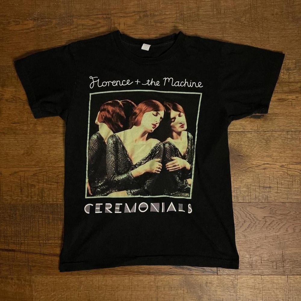 Florence + The Machine Band Tee Women Small Black Indie Ceremonials 2011 Shirt